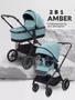 Коляска 2 в 1 Mowbaby Amber Mint 960150853
