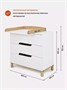 Комод пеленальный Mowbaby Lilla 80/3 Cloud white 1095825363