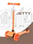 Самокат 3-колесный Rant Jetty Orange 1125919963