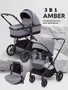 Коляска 3 в 1 Mowbaby Amber Grey 217018776