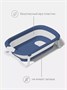 Ванна детская Mowbaby Oasis складная со сливом 83 см Blue 210069163
