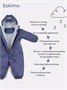Комбинезон демисезонный Mowbaby Eskimo Navy 507466925