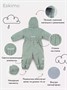 Комбинезон демисезонный Mowbaby Eskimo Green 1125593707