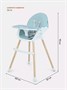 Стульчик для кормления Mowbaby Crispy blue 397475976