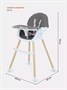 Стульчик для кормления Mowbaby Crispy grey 1169090735