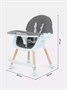 Стульчик для кормления Mowbaby Crispy grey 1169090735