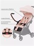Коляска прогулочная Mowbaby Atom Pink 1854003084