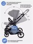 Коляска прогулочная Mowbaby Finch Grey 1287003107