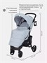 Коляска прогулочная Mowbaby Cross silver 1117195636
