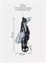 Коляска прогулочная Mowbaby Cross silver 1117195636