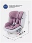 Автокресло Rant Nitro isofix 0/1/2/3 (0-36 кг) Grey/Pink 1551193825