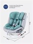 Автокресло Rant Nitro isofix 0/1/2/3 (0-36 кг) Grey/Mint 478208458