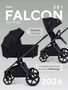 Коляска 2 в 1 Rant Falcon Therm Soft Black 606095026