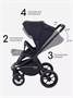 Коляска 2 в 1 Mowbaby Zoom Light Black 1185914331