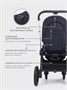 Коляска 2 в 1 Mowbaby Zoom Air Silver Black 728058874