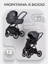 Коляска 2 в 1 Riko Basic Montana X Ecco 24 Graphite 441603483