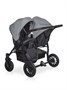 Коляска для двойни 2 в 1 Riko Basic Saxo 02 серый-черный 945899199