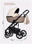 Коляска 2 в 1 Riko Basic Ozon Ecco 25 слоновая кость-бежевый 1199726503