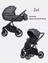 Коляска 2 в 1 Riko Basic Montana Ecco 24 Graphite 1991291795