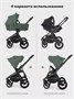 Коляска 3 в 1 Mowbaby Zoom PU Forest green 1291129052