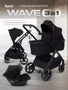 Коляска 3 в 1 Rant Basic Wave Black 1123621732