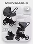 Коляска 3 в 1 Riko Basic Montana X 53 Dark grey 1746450472