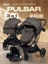 Коляска-трансформер 3 в 1 Rant Basic Pulsar Plus Mocca 86615643