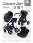 Коляска 3 в 1 Mowbaby Zoom Air Gold Black 249209141