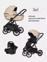 Коляска 3 в 1 Riko Basic Montana Ecco 15 ivory beige 977870808