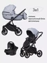 Коляска 3 в 1 Riko Basic Montana Ecco 23 Grey 492281893