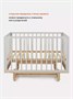 Кроватка Mowbaby Lilla маятник Crystal beige 1921048602