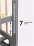 Кроватка Rant Indy Box маятник Moon grey 955225357