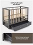 Кроватка Rant Indy Box маятник Moon grey 955225357