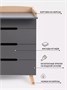 Комод пеленальный Rant Indy Pro 80/4 с органайзером Moon grey 161649845