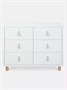 Комод пеленальный Rant Dorma 100/6 с органайзером White 989395248