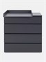 Комод пеленальный Rant Basic Norton 80/4 с органайзером Graphite 2040880111