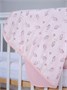 Плед Топотушки 90х90 см розовый/дельфины 1389704263