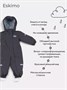 Комбинезон демисезонный Mowbaby Eskimo new Graphite 1099483844
