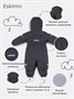 Комбинезон демисезонный Mowbaby Eskimo new Graphite 1099483844