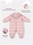 Комбинезон демисезонный Rant Teddler Soft Pink 137983647
