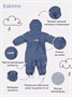 Комбинезон демисезонный Mowbaby Eskimo new Blue 1844815281