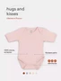 Боди Rant Hugs and kisses с коротким рукавом Soft pink 6272 1524039764