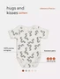 Боди Rant Hugs and kisses с коротким рукавом Pattern beige 6273 1456686623