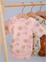 Боди Rant Hugs and kisses с коротким рукавом Pattern pink 6273 1881243525