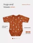 Боди Rant Hugs and kisses с коротким рукавом Pattern brown 6273 290886184