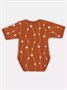 Боди Rant Hugs and kisses с коротким рукавом Pattern brown 6273 290886184