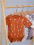 Боди Rant Hugs and kisses с коротким рукавом Pattern brown 6273 290886184