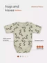 Боди Rant Hugs and kisses с коротким рукавом Pattern green 6273 1771269742