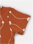 Футболка Rant Hugs and kisses Pattern brown 4673 1974159693