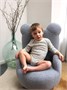 Боди Mowbaby Birds с длинным рукавом (3 шт.) milk арт. 6182 1345076659